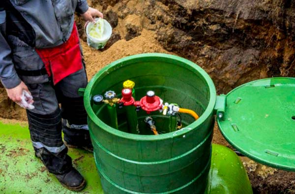 
Монтаж системы газгольдера занимает всего несколько дней.
